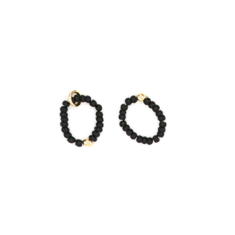 3mm Matte Black Agate
