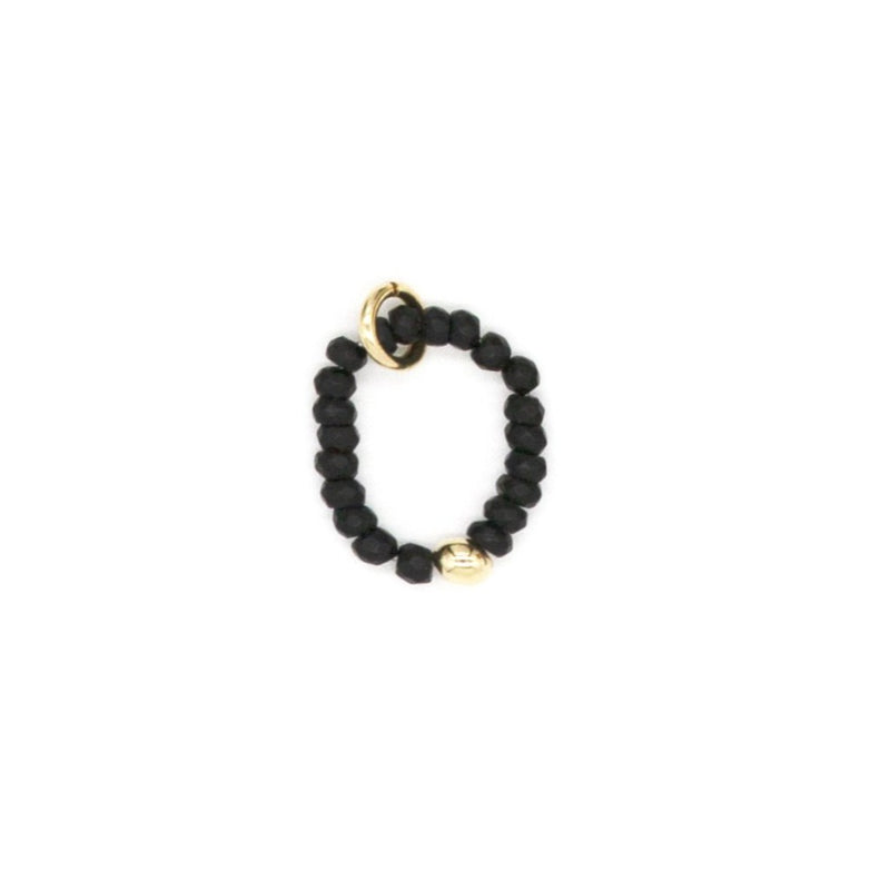 3mm Matte Black Agate